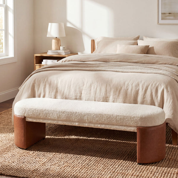 Upholstered Indoor Dining Bench