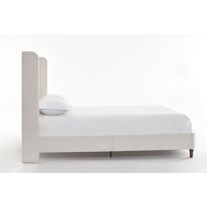 Harper - Tall Headboard Upholstered Bed / High Headboard / Elegant Simplicity / No Box Spring Needed