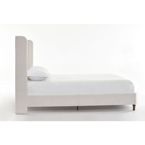 Harper - Tall Headboard Upholstered Bed / High Headboard / Elegant Simplicity / No Box Spring Needed