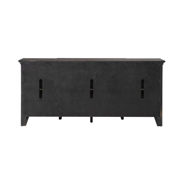 Paradise Valley - 76" TV Console - Saddle Brown