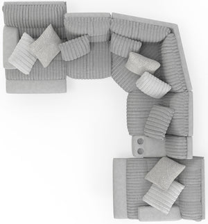 Abraxas - 6 Piece Reclining Sectional