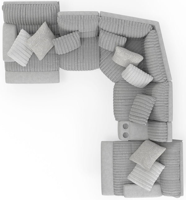 Abraxas - 6 Piece Reclining Sectional