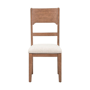 Harmony - Panel Back Side Chair - Brownstone