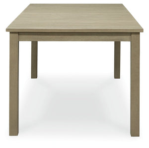 Calmoro - Rectangular Dining Room Extension Table - Gray