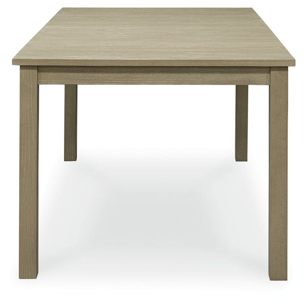 Calmoro - Rectangular Dining Room Extension Table - Gray