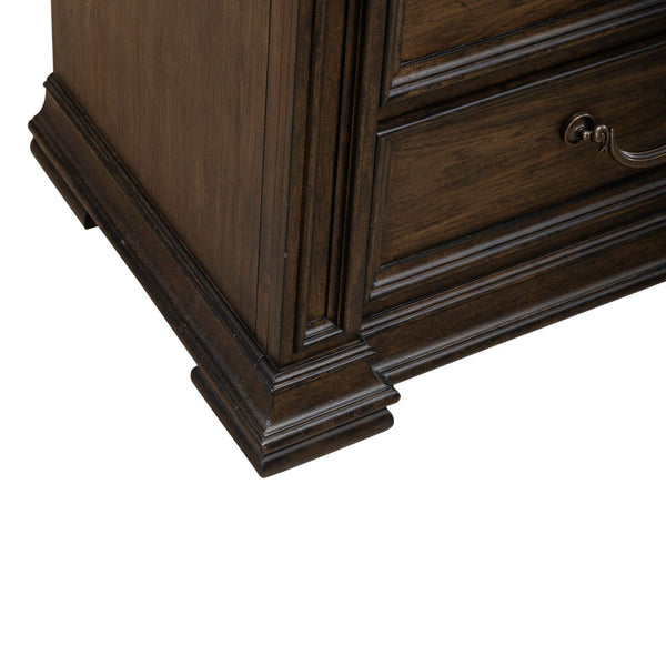 Provence Park - Nightstand With Charging Station - Chateau Brown