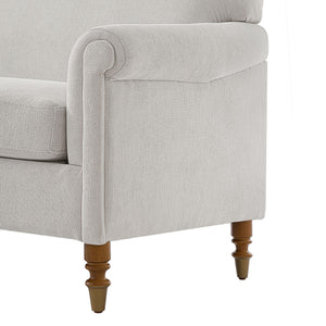 Loveseat Sofa, 2 Seater Couch With Rolled Arms