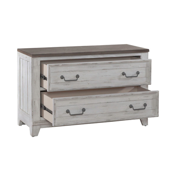 River Place - Curio Base - Riverstone White & Tobacco