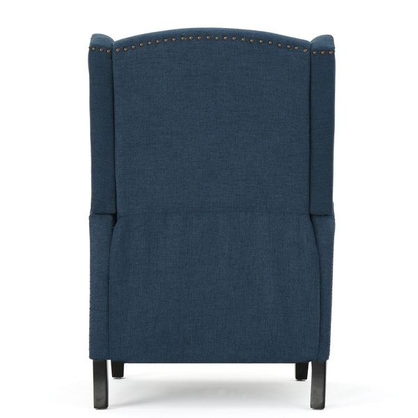 Westeros Wing Back Fabric Upholstered Recliner