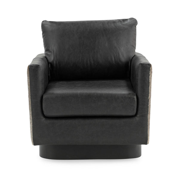 Lathe - Leather/Hide Accent Chair