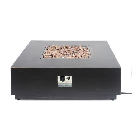 Modern Square Fire Pit With 50, 000 Btu