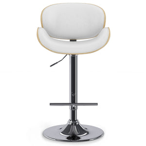 Marana - Handcrafted Bentwood Adjustable Swivel Bar Stool