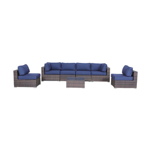 Outdoor Wicker Seating Group With Cushions