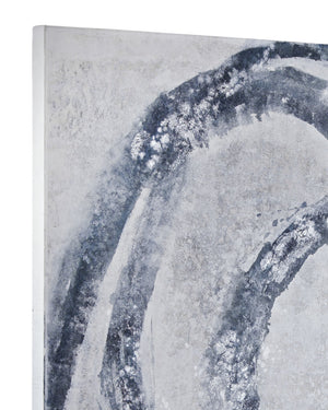 Altarium Canvas Art - White / Blue