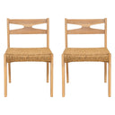 Dining Side Chairs, Indoor Outdoor Armless Chair (Set of 2)