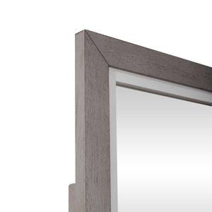 Palmetto Heights - Landscape Mirror - Shell White & Driftwood