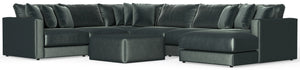 Remington - Modular Sofa And Cocktail Ottoman - Pine