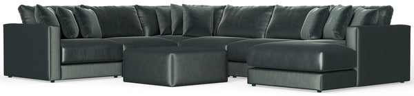 Remington - Modular Sofa And Cocktail Ottoman - Pine