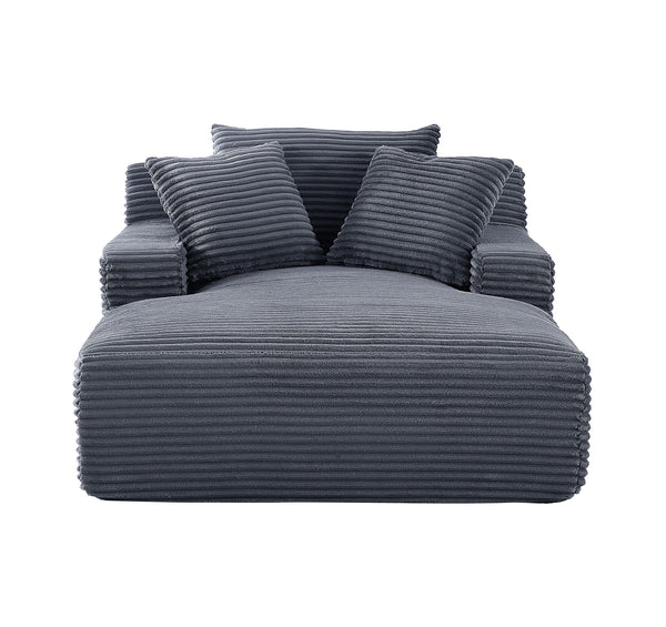 Cloudline - Oversized Chaise Lounge, Modern Comfy Couch With Full Foam Cushioning, Cozy Sleeper Sofabed