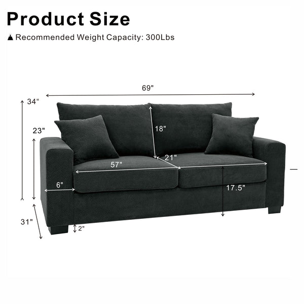 2 Seater Sofa For Living Room