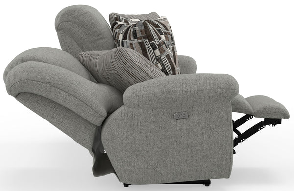 Trifecta - Sofa With 3 Recliners and Drop Down Table