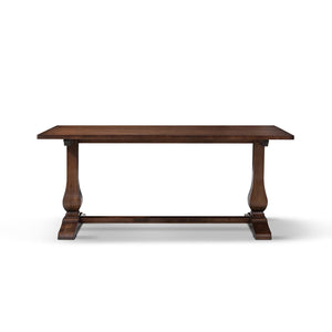 Whitmore - Trestle Dining Table - Dark Brown