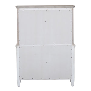 Heartland - 5 Drawer Chest - Antique White / Tobacco Tops
