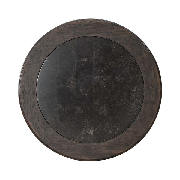 Paradise Valley - Round Chairside Table - Saddle Brown