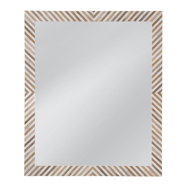 Karl - Wall Mirror - Natural / Cream