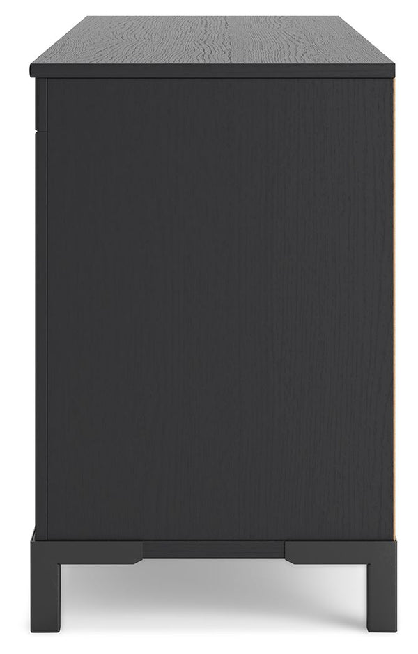 Cayberry - TV Stand With Fireplace - Black