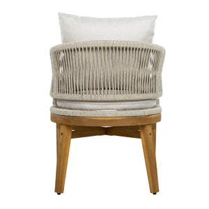 Outdoor Dining Chairs With Cushion (Set of 2)