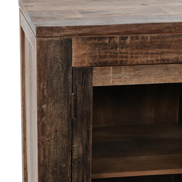 Jett - Wood 4 Door Cabinet - Natural