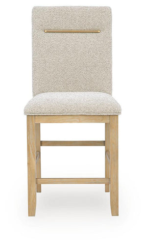 Lasinger - 5 Pc. - Counter Height Dining Table And 4 Barstools - Light Brown
