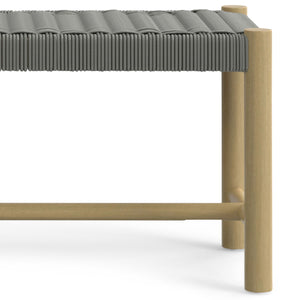 Dahlia - Outdoor Indoor Bench - Gray