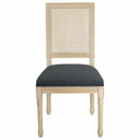 Dining Chairs With Square Back (Set of 2)