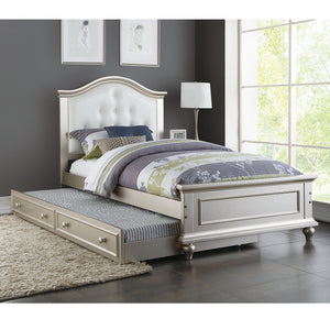 Contemporary Style Bed With Trundle