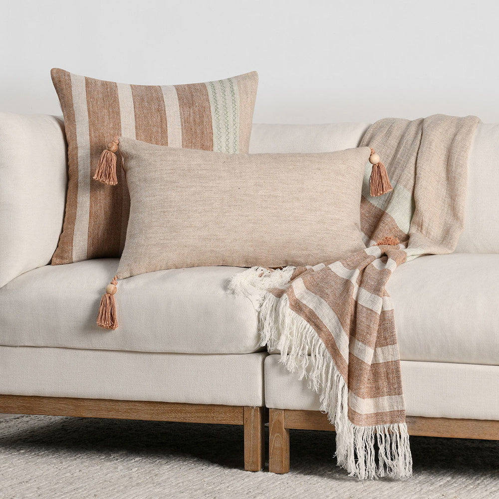 Sherry - BW Pillow - Solid Natural