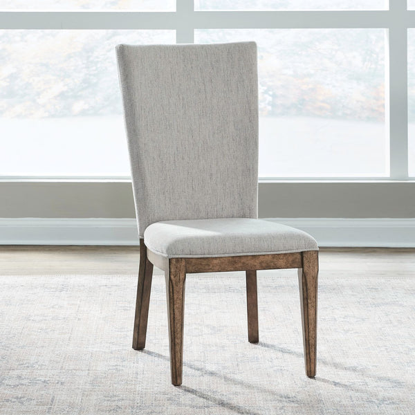 Carolina Park - Upholstered Side Chair - Amber Brown