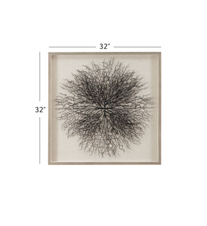 Gracee Canvas Art - Pearl Silver