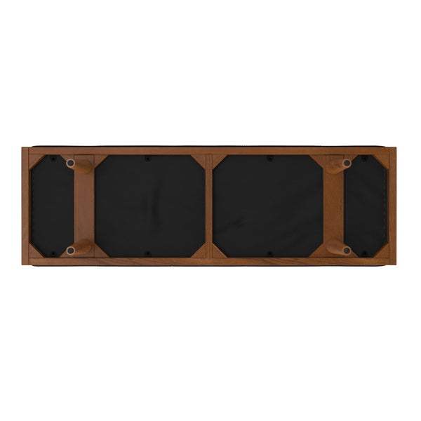 Anya - Ottoman Bench - Black