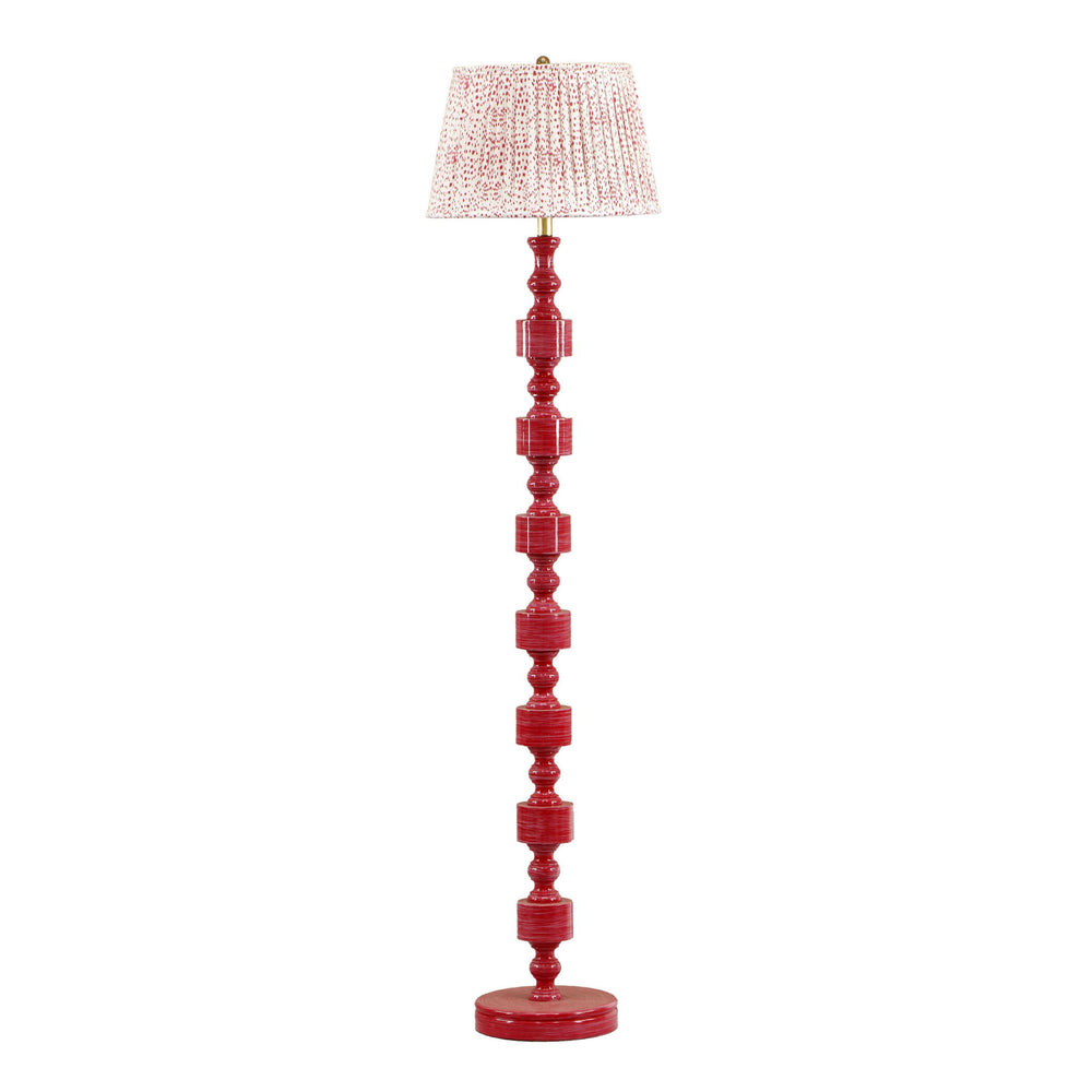 Peggy - Spotted Floor Lamp - Pink