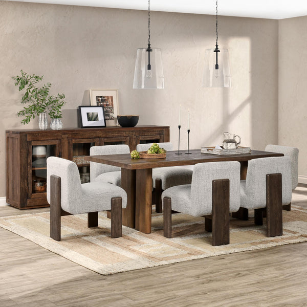 Jett - Wood 4 Door Cabinet - Natural