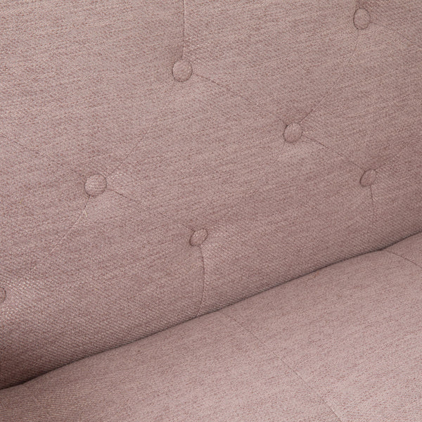 Aidan - Mid Century Modern Tufted Fabric Sofa
