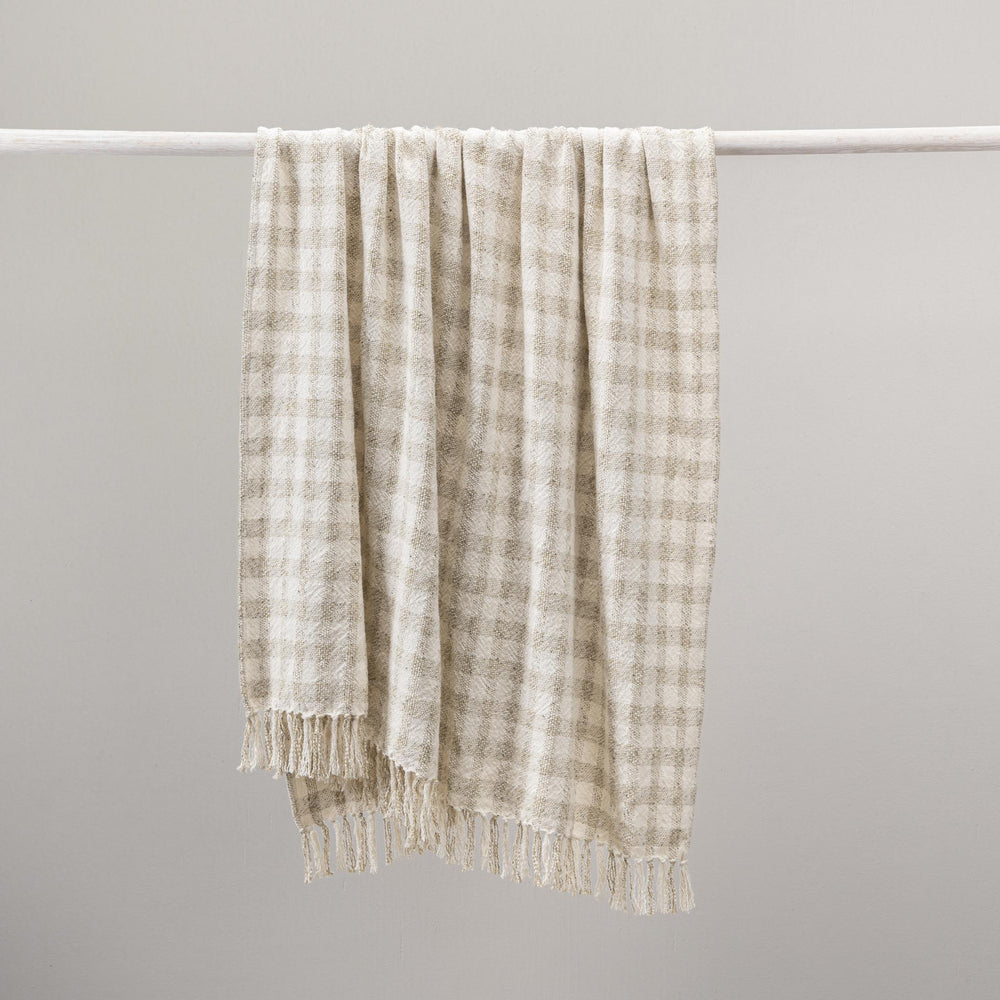 Sari - Throw 50 x 70 - Natural / Ivory
