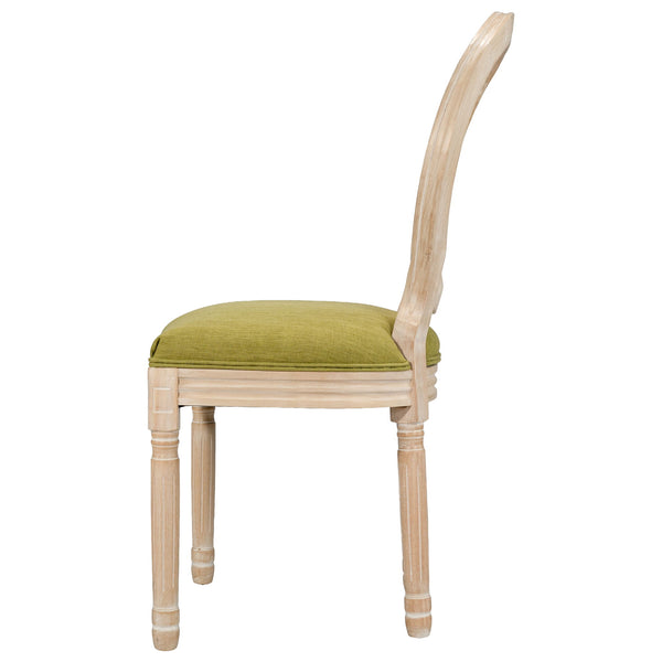 French Country Dining Chairs & Round Back (Set of 2)