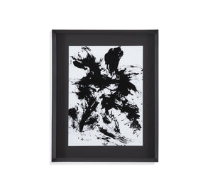 Expressive Abstract II Framed Print - Black