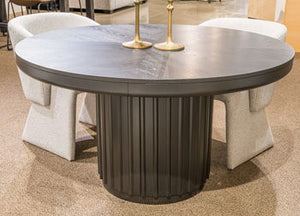 Haldenwick - Round Dining Room Table - Black