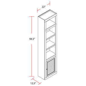 Boca - Open Top Bookcase