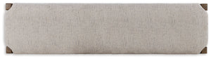 Cabalynn - Large Uph Dining Room Bench - Oatmeal / Light Brown