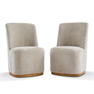 Dining Table Set With 4 Upholstered Dining Chairs